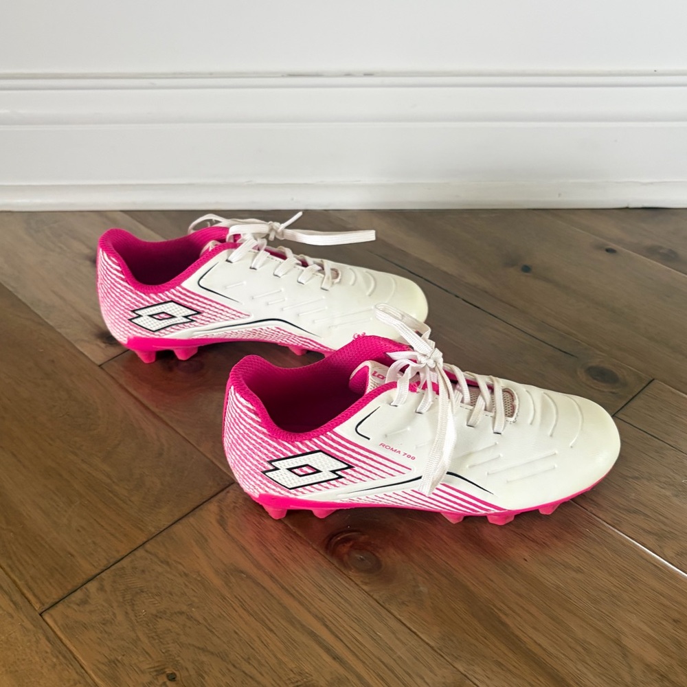 Lotto Kids' Roma 700 Soccer Cleats - Pink Size 1